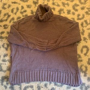 Aerie turtleneck chenille sweater